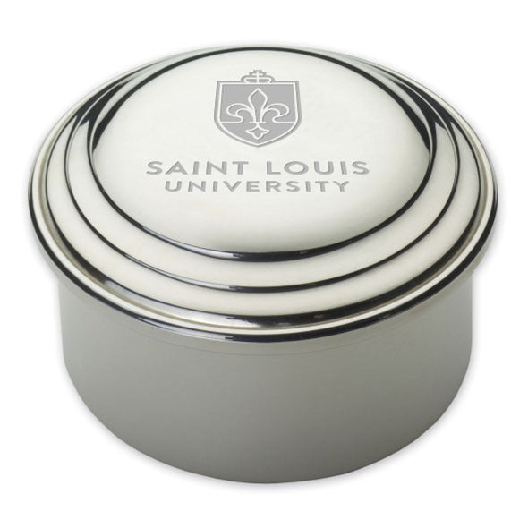 Saint Louis University Pewter Keepsake Box Shot #1