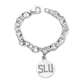 Saint Louis University Sterling Silver Charm Bracelet Shot #1