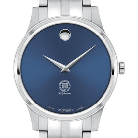 SC Johnson College Men's Movado Collection Stainless Steel Watch with Blue Dial Shot #1