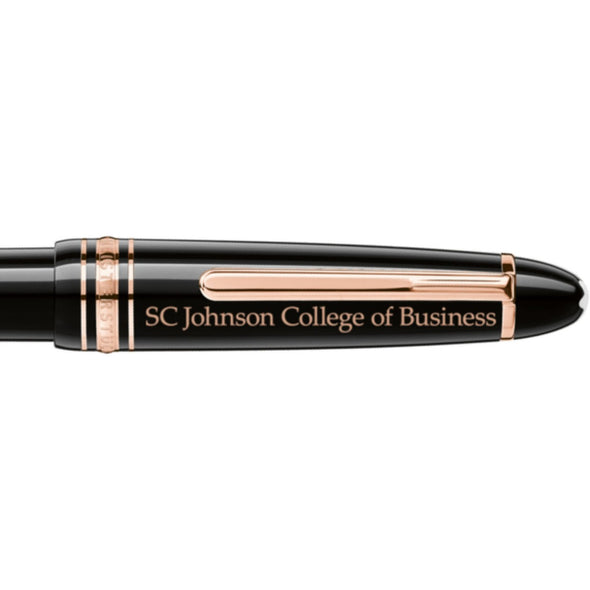 SC Johnson College Montblanc Meisterstück LeGrand Ballpoint Pen in Red Gold Shot #2