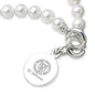 SC Johnson College Pearl Bracelet with Sterling Silver Charm Shot #2