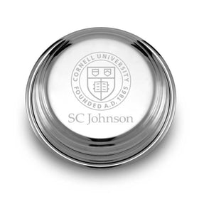 SC Johnson College Pewter Paperweight Shot #1