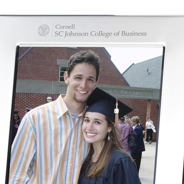 SC Johnson College Polished Pewter 5x7 Picture Frame Shot #2