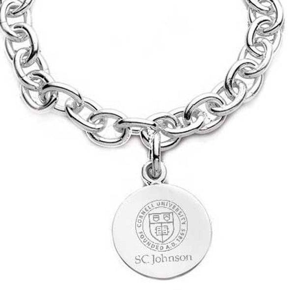 SC Johnson College Sterling Silver Charm Bracelet Shot #2