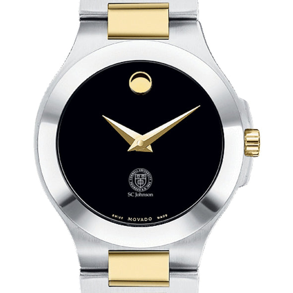 SC Johnson College Women&#39;s Movado Collection Two-Tone Watch with Black Dial Shot #1