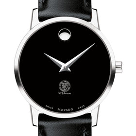 SC Johnson College Women&#39;s Movado Museum with Leather Strap Shot #1