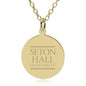 Seton Hall 14K Gold Pendant & Chain Shot #2