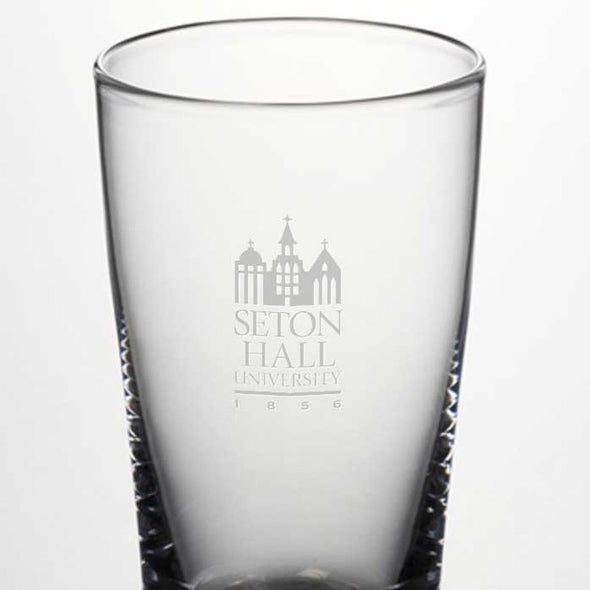Seton Hall Ascutney Pint Glass by Simon Pearce Shot #2