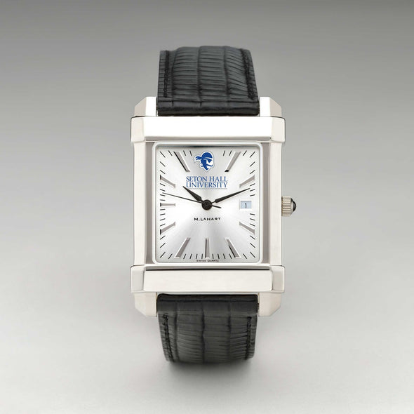 Seton Hall Men's Collegiate Watch with Leather Strap Shot #2