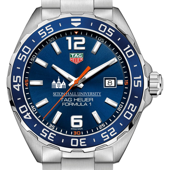 Seton Hall Men's TAG Heuer Formula 1 with Blue Dial & Bezel Shot #1