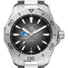 Seton Hall Men's TAG Heuer Steel Automatic Aquaracer with Black Dial