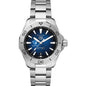 Seton Hall Men's TAG Heuer Steel Automatic Aquaracer with Blue Sunray Dial Shot #2