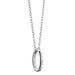 Seton Hall Monica Rich Kosann "Carpe Diem" Poesy Ring Necklace in Silver