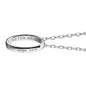 Seton Hall Monica Rich Kosann "Carpe Diem" Poesy Ring Necklace in Silver Shot #3