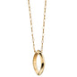 Seton Hall Monica Rich Kosann Poesy Ring Necklace in Gold Shot #1