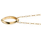 Seton Hall Monica Rich Kosann Poesy Ring Necklace in Gold Shot #3