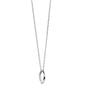 Seton Hall Monica Rich Kosann Poesy Ring Necklace in Silver Shot #2