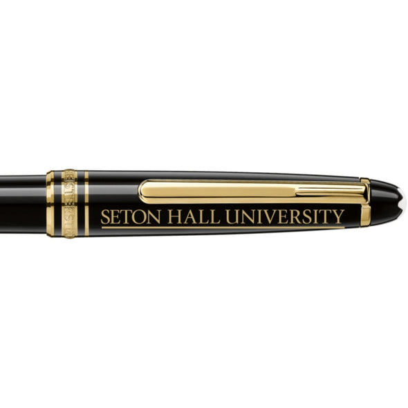 Seton Hall Montblanc Meisterstück Classique Ballpoint Pen in Gold Shot #2