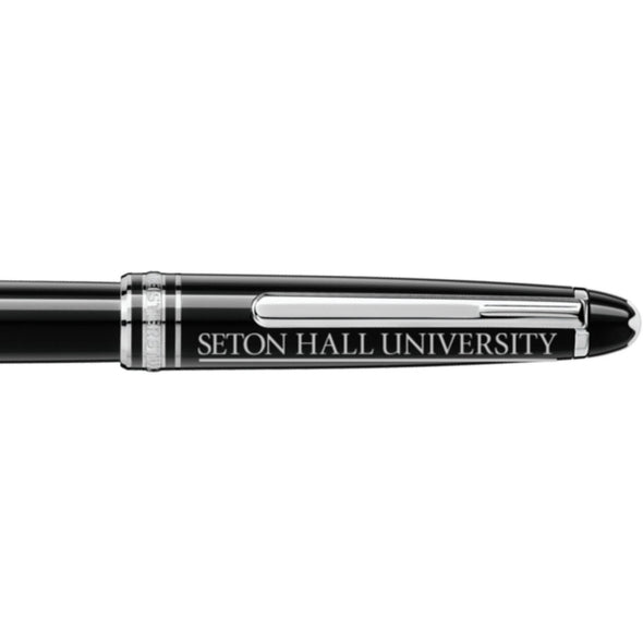 Seton Hall Montblanc Meisterstück Classique Rollerball Pen in Platinum Shot #2