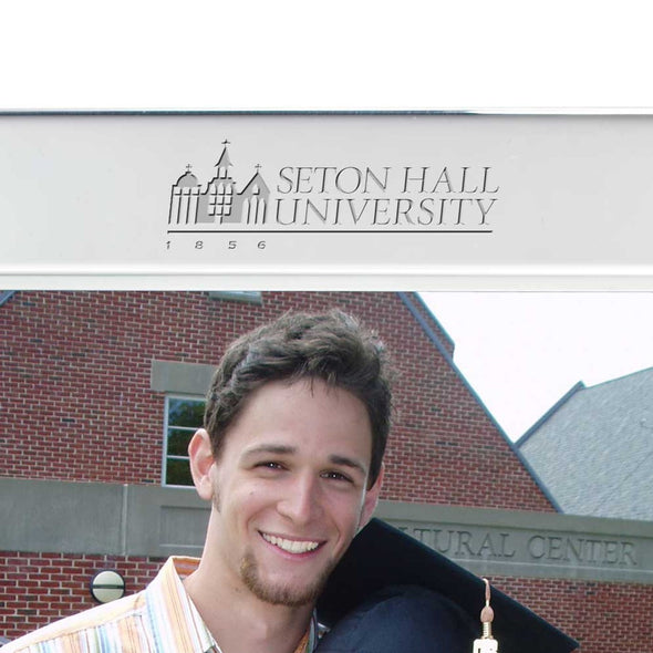 Seton Hall Polished Pewter 5x7 Picture Frame Shot #2