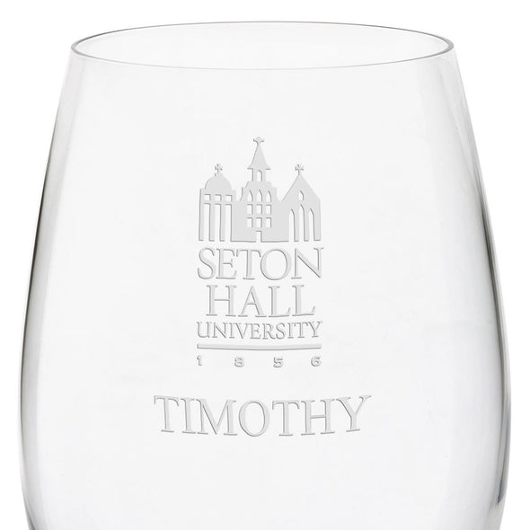 Seton Hall Red Wine Glasses - Set of 4 Shot #3
