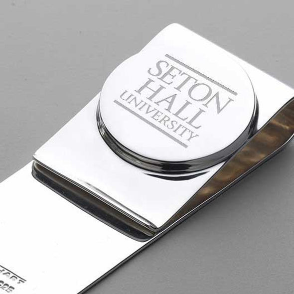 Seton Hall Sterling Silver Money Clip Shot #2