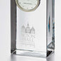 Seton Hall Tall Glass Desk Clock by Simon Pearce Shot #2