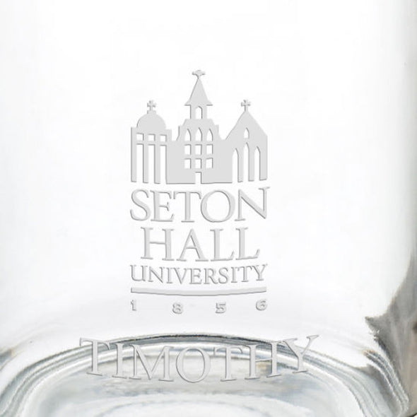 Seton Hall University 13 oz Glass Coffee Mug Shot #3