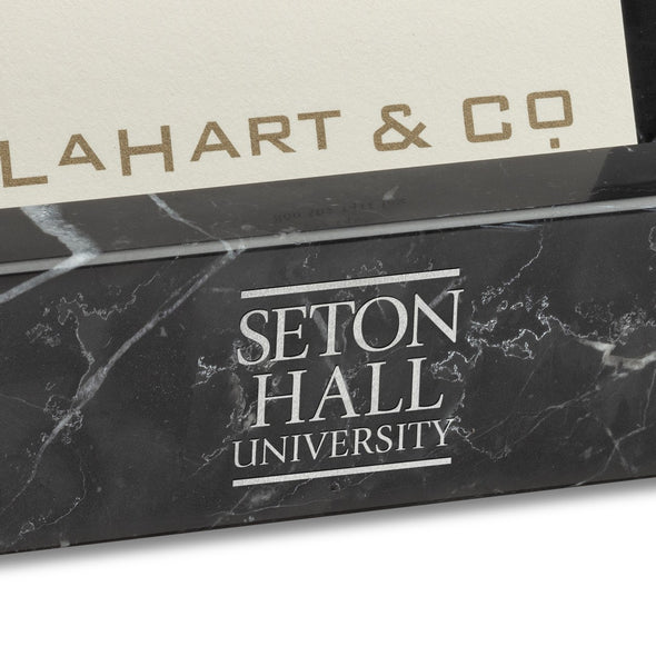 Seton Hall University Marble Business Card Holder Shot #2