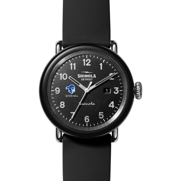 Seton Hall University Shinola Watch, The Detrola 43mm Black Dial at M.LaHart &amp; Co. Shot #2