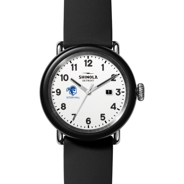 Seton Hall University Shinola Watch, The Detrola 43mm White Dial at M.LaHart &amp; Co. Shot #2