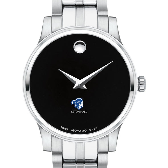 Seton Hall Women's Movado Stainless Steel Watch with Black Dial Shot #1