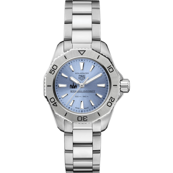 Seton Hall Women's TAG Heuer Steel Aquaracer with Blue Sunray Dial Shot #2
