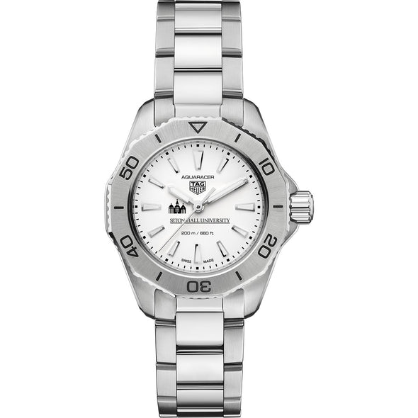 Seton Hall Women&#39;s TAG Heuer Steel Aquaracer with Silver Dial Shot #2
