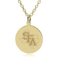 SFASU 14K Gold Pendant & Chain Shot #1
