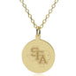 SFASU 18K Gold Pendant & Chain Shot #1