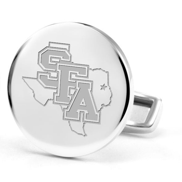 SFASU Cufflinks in Sterling Silver Shot #2