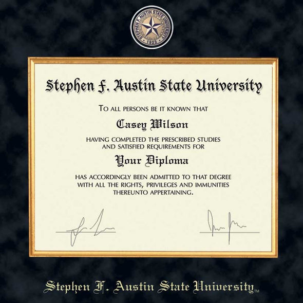 SFASU Diploma Frame - Excelsior Shot #2