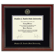 SFASU Diploma Frame, the Fidelitas Shot #1