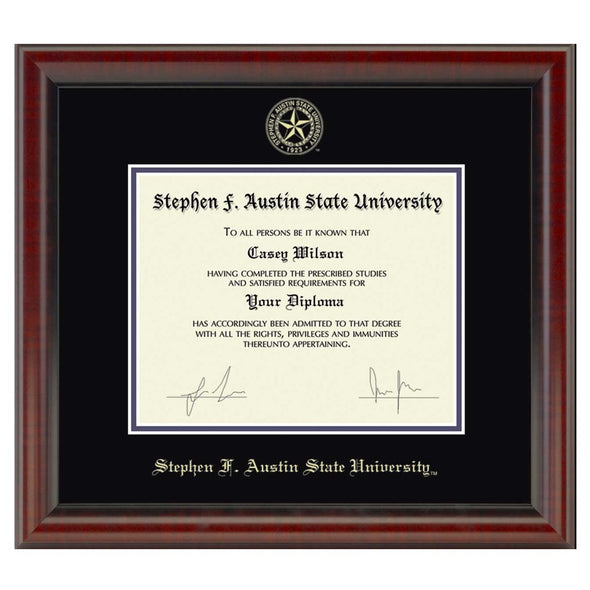 SFASU Diploma Frame, the Fidelitas Shot #1