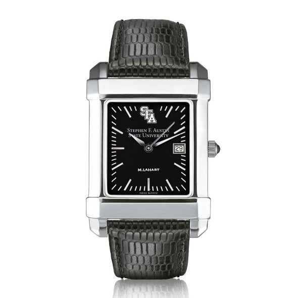 SFASU Men's Black Quad with Leather Shot #2