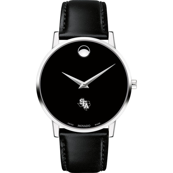 SFASU Men&#39;s Movado Museum with Leather Strap Shot #2