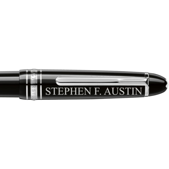 SFASU Montblanc Meisterstück Midsize Platinum-Coated Ballpoint Pen Shot #2