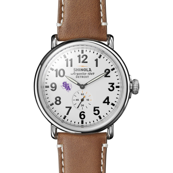 SFASU Shinola Watch, The Runwell 47 mm White Dial Shot #2