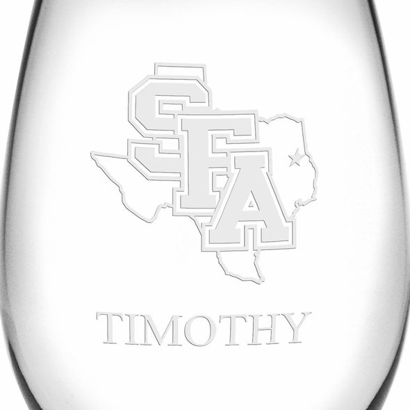 SFASU Stemless Wine Glasses Made in the USA - Set of 2 Shot #3