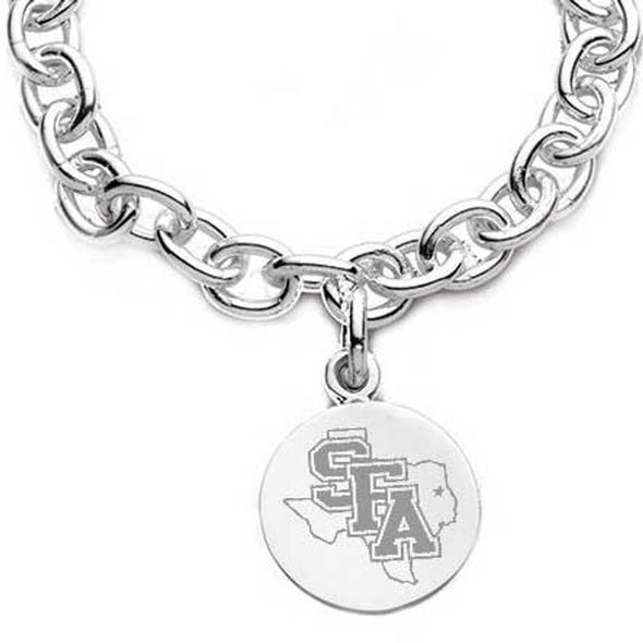 SFASU Sterling Silver Charm Bracelet Shot #2