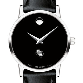 SFASU Women&#39;s Movado Museum with Leather Strap Shot #1