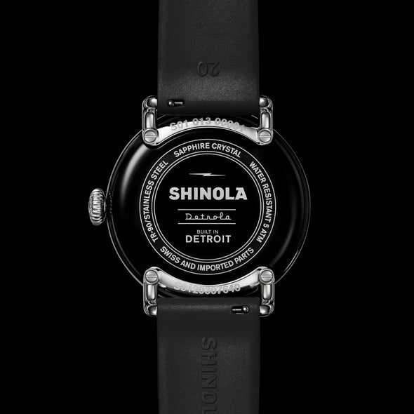 Shinola 40mm Detrola with Black Dial Back