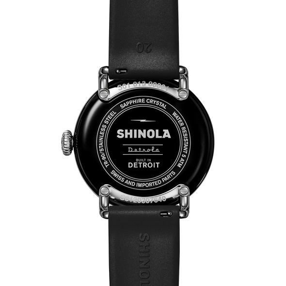 Shinola 40mm Detrola with Black Dial Back