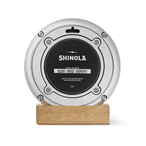 Shinola Clock Back